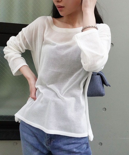 CORNERS tシャツ シアートップス レディース : ZOZOTOWN Yahoo