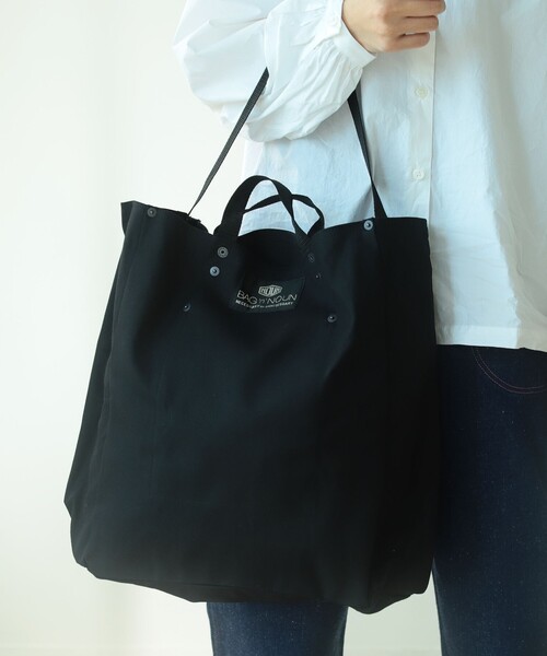 新品未使用　BAG'n'NOUN トートバッグ ブラック 日本製 BAG'n'NOUN（バッグンナウン） トートバッグ × fennica / 別注