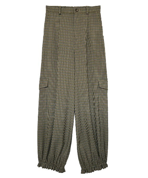 Ameri（アメリ） カーゴパンツ UND CHECK CARGO PANTS レディース