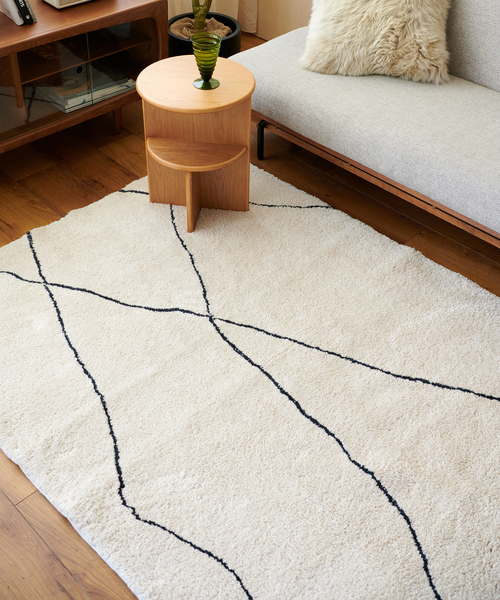 送料込み郵送します　ジャーナルスタンダード　temara テラマ　ラグ journal standard Furniture（ジャーナル スタンダード ファニチャー
