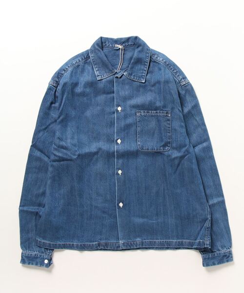 ブラウス シャツ 「AUTHEN」オーセン/ L/S テンセルシャツ レディース メンズ AUTHEN ブラウス シャツ 「AUTHEN」オーセン/ L/S テンセル