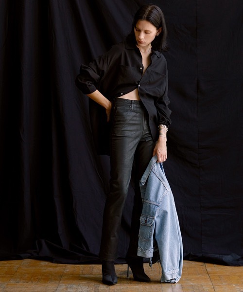 ブラウス シャツ 「AUTHEN」オーセン/ L/S テンセルシャツ レディース メンズ AUTHEN ブラウス シャツ 「AUTHEN」オーセン/ L/S テンセル