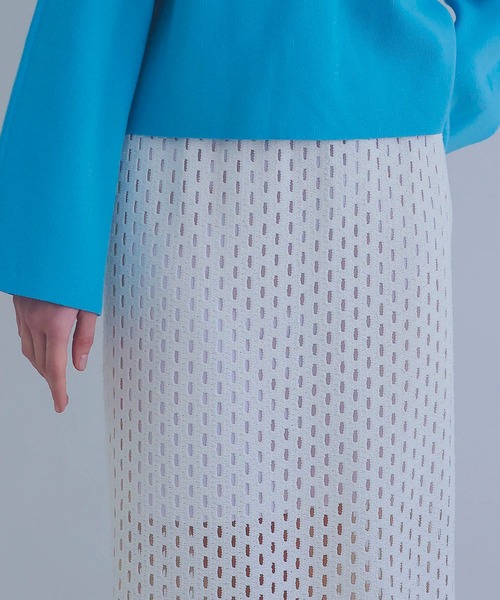 venit（ヴェニット） スカート VENIT / lace fringe skirt(レース