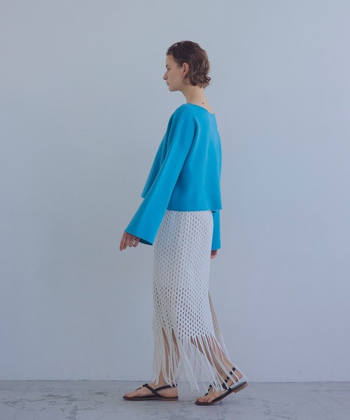 venit（ヴェニット） スカート VENIT / lace fringe skirt(レース