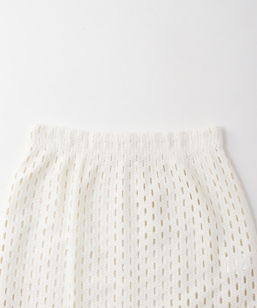 venit（ヴェニット） スカート VENIT / lace fringe skirt(レース