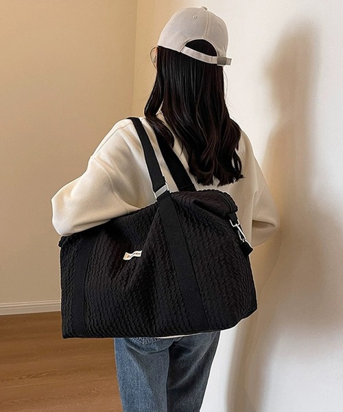か10★ marimekko ボストンバッグ トラベルバッグ ブラック マリメッコ/ボストンバッグ/ダークグレー×黒/ナイロンの買取実績