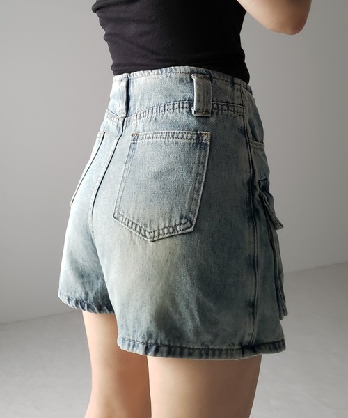  JEANS 関税送料込 デニム ミニスカート ジップスリットデニムミニスカート（デニムスカート）｜ACLENT
