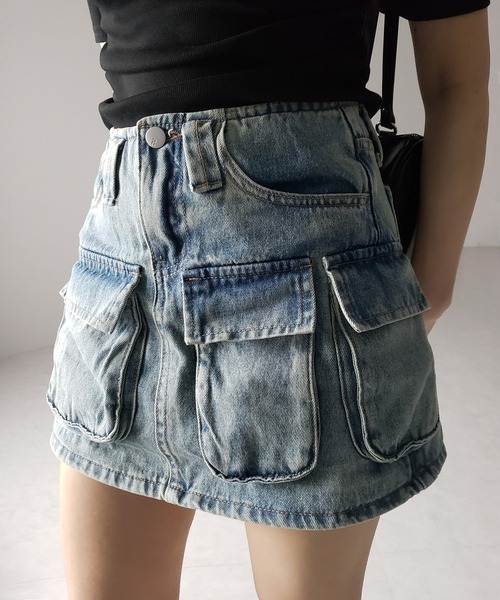 me+em select（ミームセレクト） デニムスカート 「 3size 」 3