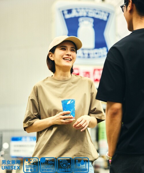 フリークスストア　tシャツ 限定展開 FREA'S STORE/フリークスストア リラックスフィット バック