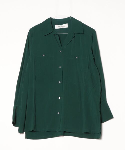 sara mallika ブラウス シャツ RAYON JACQUARD SOLID SHIRT sara mallika ブラウス シャツ RAYON JACQUARD SOLID SHIRT