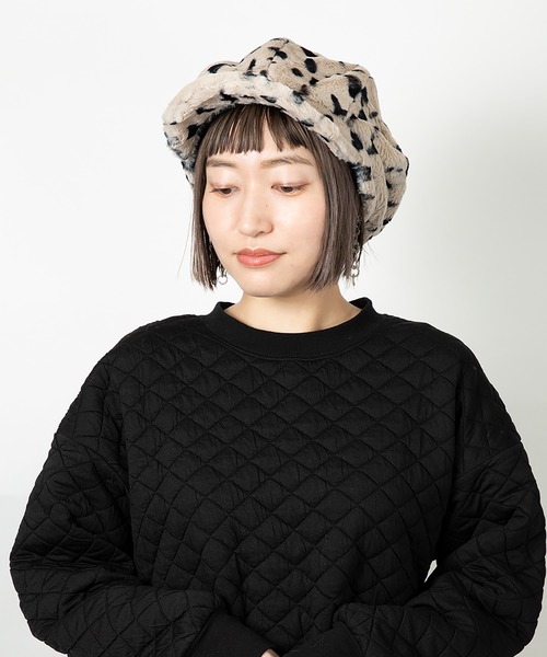 帽子 キャスケット PRINTED FUR CASQUETTE メンズ レディース 