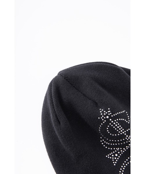 supplier ニット帽 SUPPLIER ニット帽 ニットキャップ ビーニー｜Rhinestone Cross