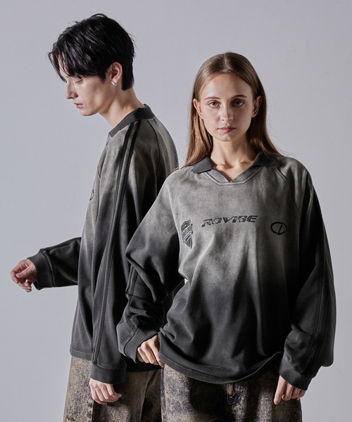 CLEL ヘビーウェイト ヴィンテージデザインゲームTシャツ グレー系 CLEL】Heavyweight Vintage Design Short Sleeve Game T-shirt