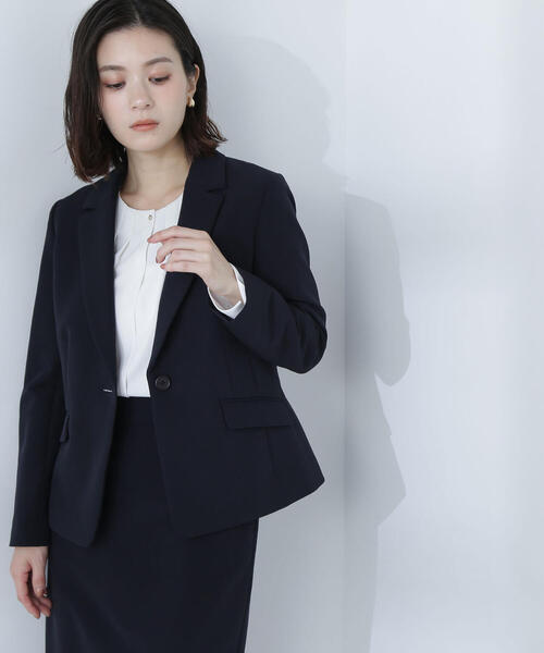 NATURAL BEAUTY BASIC ジャケット テーラードジャケット ダブル