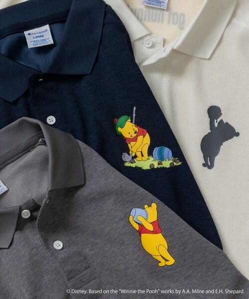 Champion ポロシャツ 「別注」Champion / Disney Winnie-the