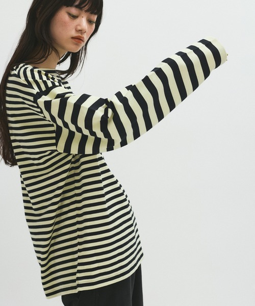 ADAM ET ROPE' tシャツ 「G.F.G.S. for ROPE'」別注ボートネック