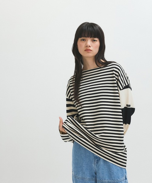 G.F.G.S. for ADAM ET ROPE 別注 Tシャツ ADAM ET ROPE' tシャツ 「G.F.G.S. for ROPE'」別注ボートネック