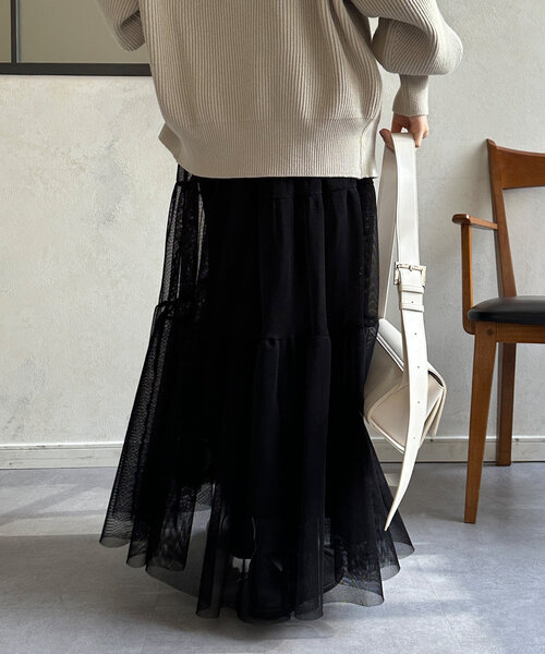 DouDou（ドゥドゥ） スカート 「SAKURA @___saku14_ 企画」メッシュ