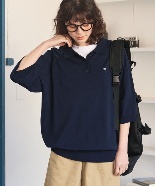 希少サンプル バーバリー 貝殻刺繍 半袖 サマーニット ポロシャツ 白 0113 Amazon | [Vmiutyer LLOP] サマーニット ポロシャツ レディース