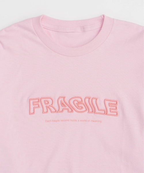 MAISON SPECIAL tシャツ FRAGILE Embroidery Long Sleeve T