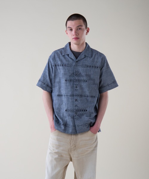 シャツ カットワークオープンカラーシャツSS（UNISEX) メンズ レディース | PENDLETON