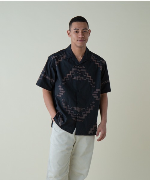 シャツ カットワークオープンカラーシャツSS（UNISEX) メンズ レディース | PENDLETON | 04