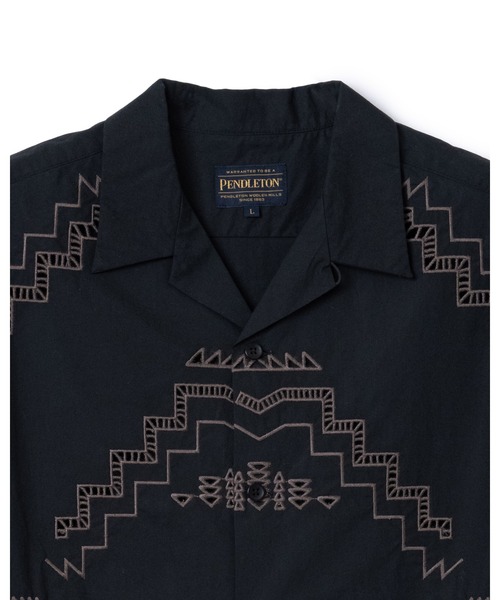 シャツ カットワークオープンカラーシャツSS（UNISEX) メンズ レディース | PENDLETON | 10