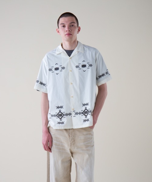 シャツ カットワークオープンカラーシャツSS（UNISEX) メンズ レディース | PENDLETON | 15