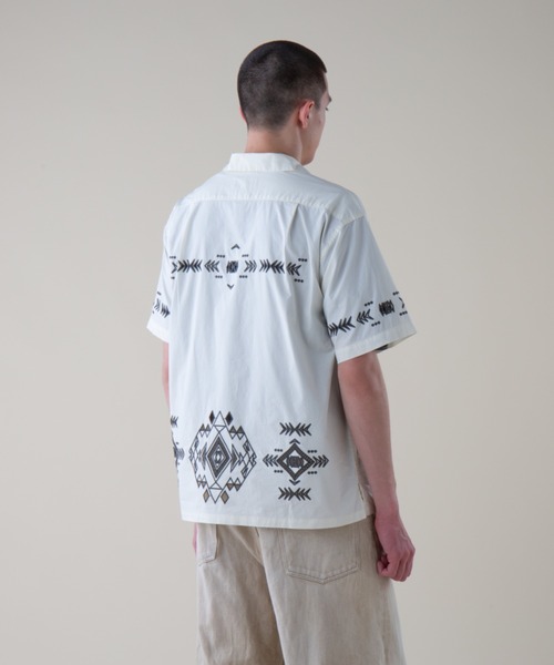 シャツ カットワークオープンカラーシャツSS（UNISEX) メンズ レディース | PENDLETON | 18