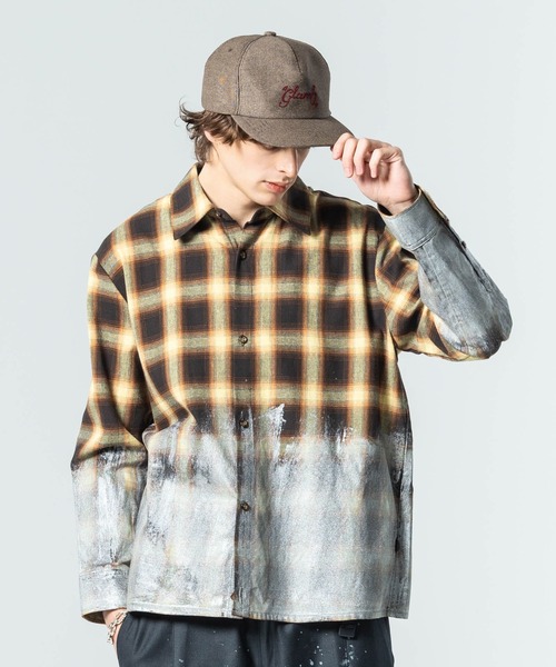 glamb（グラム） シャツ Glitter Check Shirt / グリッターチェック