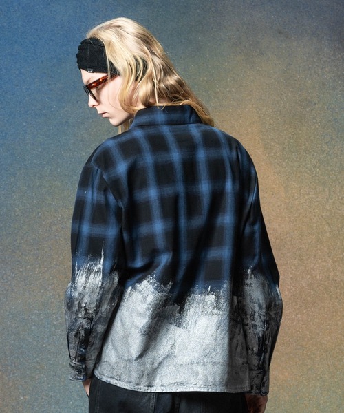 glamb（グラム） シャツ Glitter Check Shirt / グリッターチェック