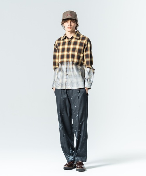 古着 グラム glamb オンブレ チェック ネルシャツ 古着 グラム glamb オンブレ チェック ネルシャツ