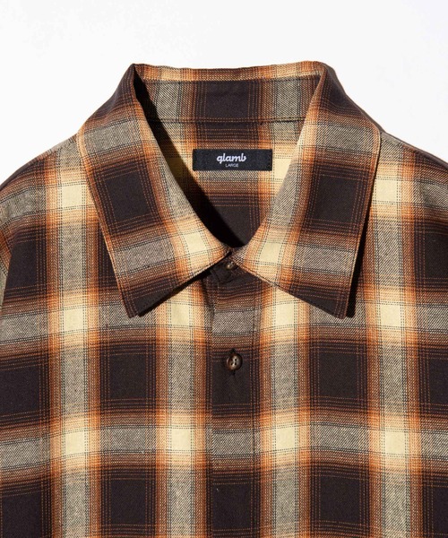 glamb（グラム） シャツ Glitter Check Shirt / グリッターチェック