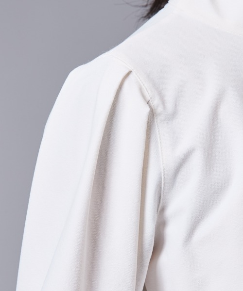 CHIC STYLE tシャツ バックリボンプチハイネックプルオーバー