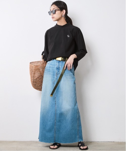 CHIC STYLE tシャツ バックリボンプチハイネックプルオーバー