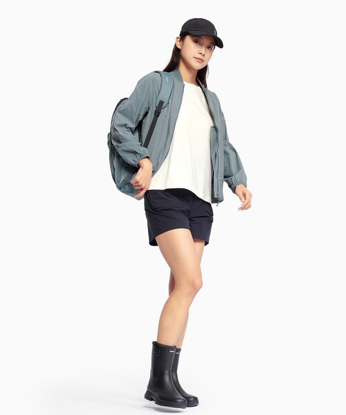 AIGLE（エーグル） tシャツ 抗菌防臭 吸水速乾 パフスリーブ 半袖T