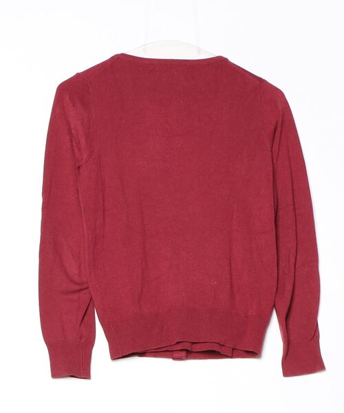 「Debut de Fiore」 ビジューニットアンサンブル 38 レッド レディース_画像2