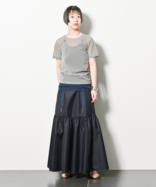 OVERNEATH tシャツ overneath 別注 NetT059：Tシャツ レディース