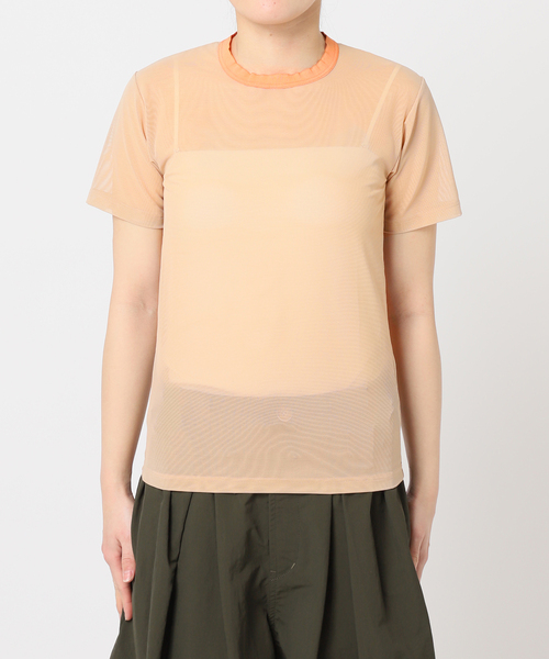 OVERNEATH ネットTシャツ NetT059(M BEIGE): overneath: WOMENS｜THE TOKYO ONLINE STORE