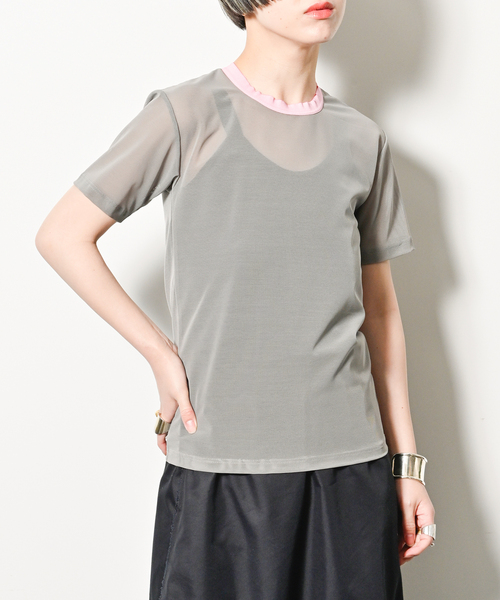 OVERNEATH tシャツ overneath 別注 NetT059：Tシャツ レディース