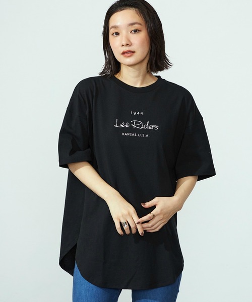 Lee tシャツ Lee/リー ラウンドヘムLeeロゴTシャツ レディース