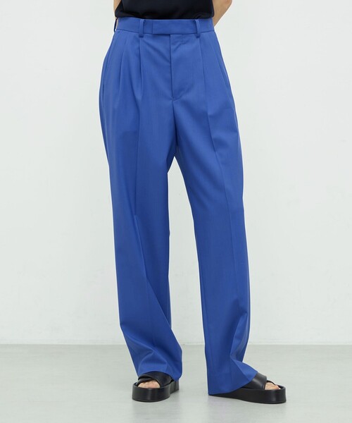 TOMORROWLAND .Ｂパンツ　新品未使用 TOMORROWLAND .B パンツ CANONICOウール 2タックパンツ