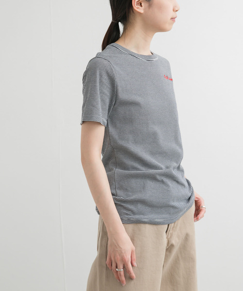 PETIT BATEAU tシャツ 「別注」PETIT BATEAU×DOORS embroideryt