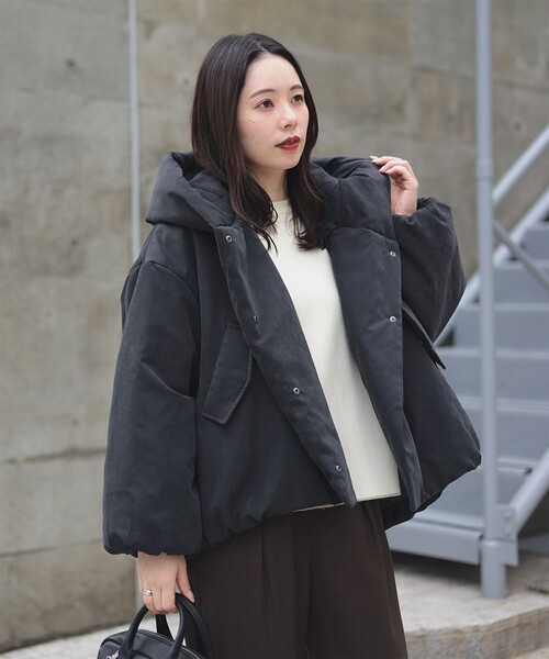 BEAMS HEART（ビームス ハート） ブルゾン アウター 裾バルーン フード