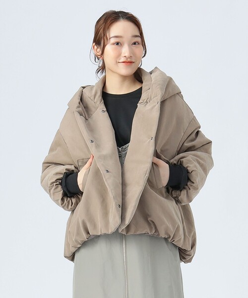 BEAMS HEART（ビームス ハート） ブルゾン アウター 裾バルーン フード