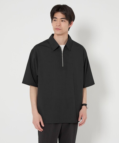 【greenlabel1207】説明をご確認の上ご購入をお願いいたします green label relaxing シャツ ウォッシャブルトロ ハーフジップ