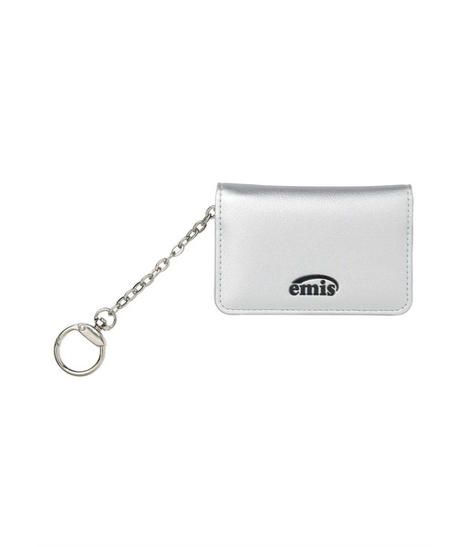 emis 二つ折り 二つ折り財布 財布 KEYRING CARD HOLDER レディース