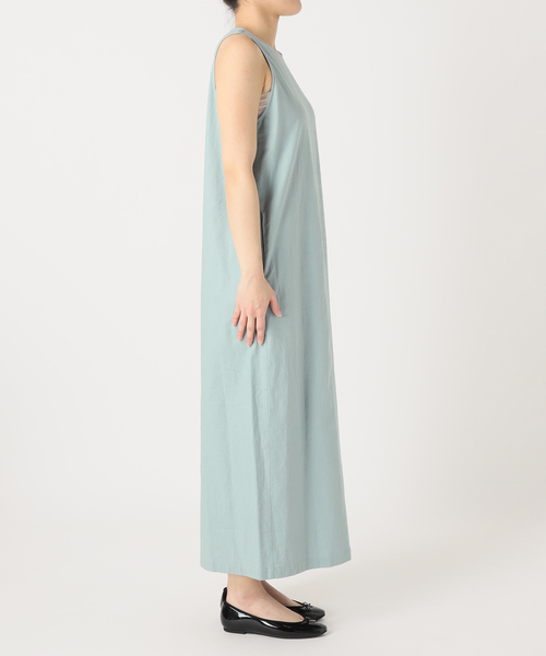7/20 2000円お値下げWEB限定リネンレーヨンノースリーブナローワンピース SLOBE IENA｜《WEB限定/追加》リネンレーヨンノースリーブナロー