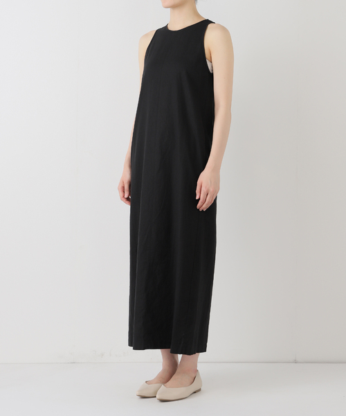 7/20 2000円お値下げWEB限定リネンレーヨンノースリーブナローワンピース SLOBE IENA ワンピース 「WEB限定/追加」リネンレーヨン