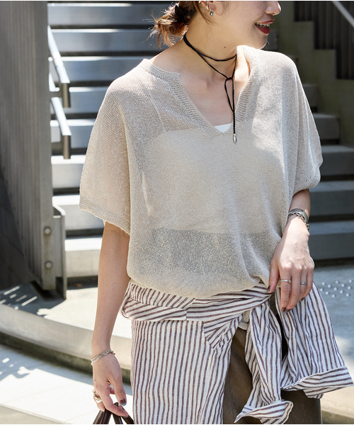 JOURNAL STANDARD ニット セーター 「追加」ペーパーヤーン